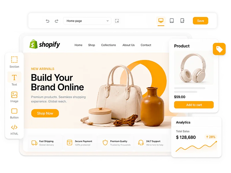 shopify搭建