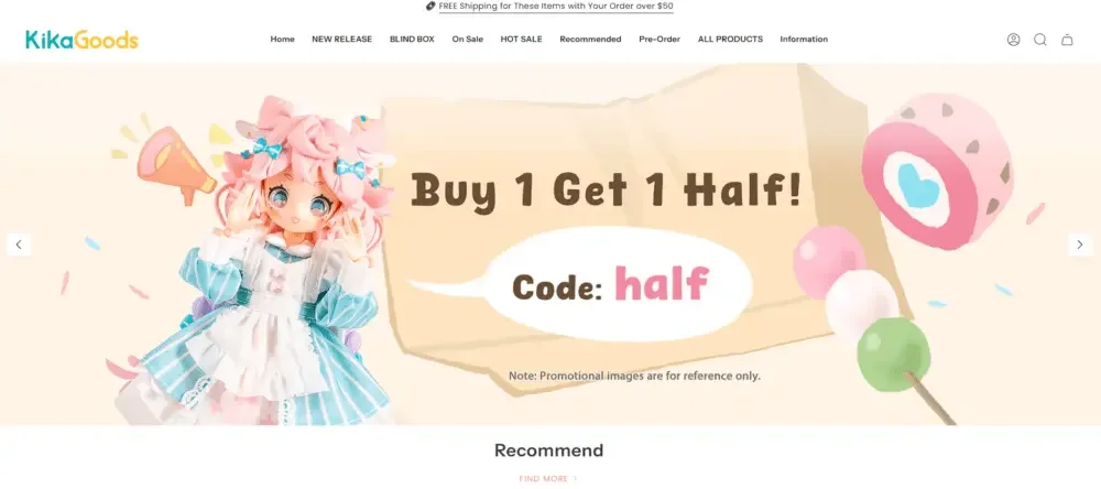 Shopify收藏玩具品牌官网设计与页面优化案例-首页：构建第一印象-首屏视觉冲击力