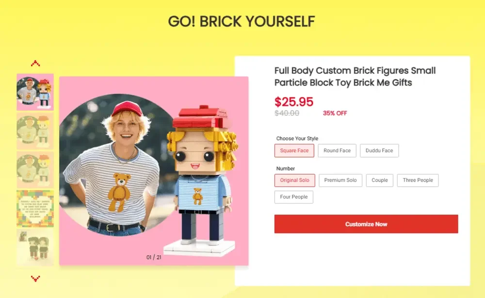 Shopify定制积木品牌网站设计与转化优化案例-产品页面设计：建立购买信心