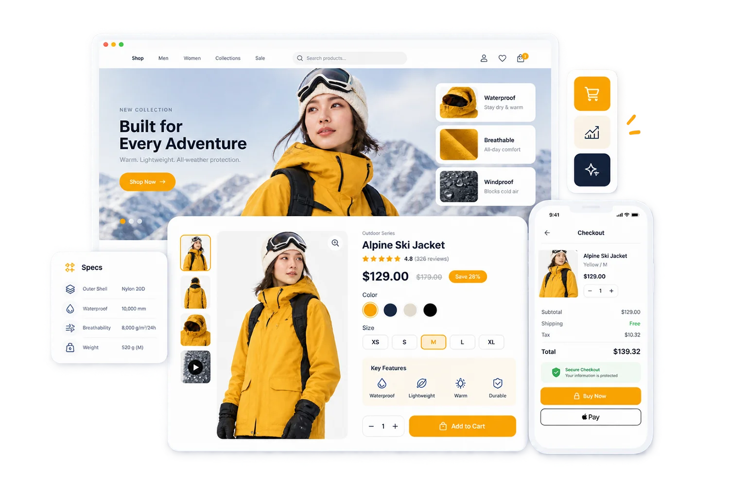 Product Page Design / 提升用户购买信心