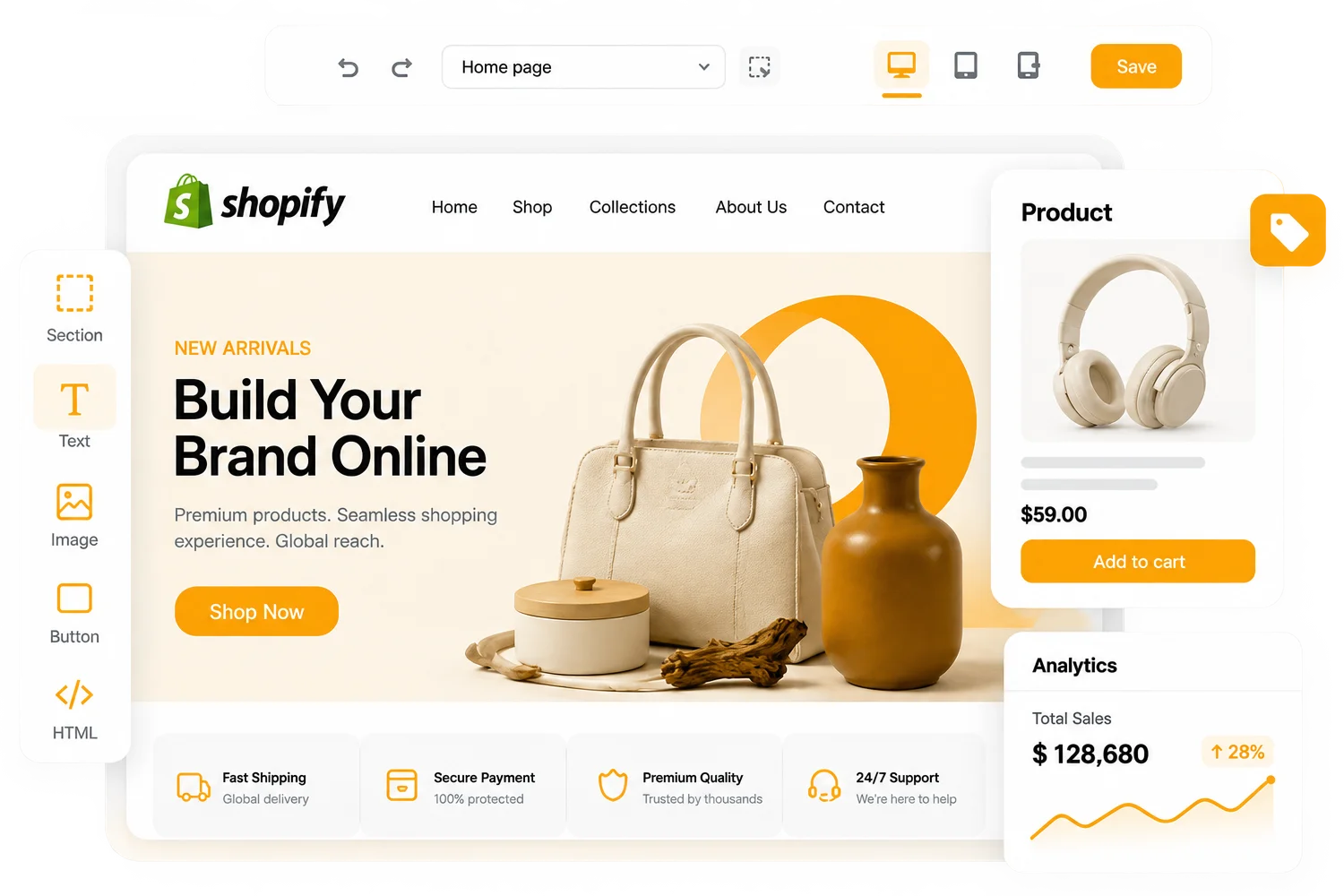 shopify搭建