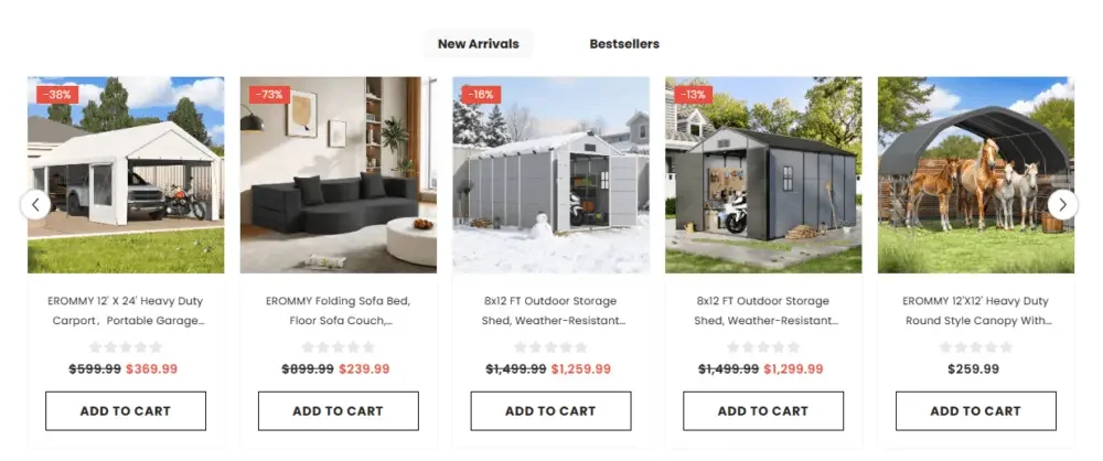 Shopify庭院凉亭品牌网站设计与视觉优化-打造视觉化导航系统
