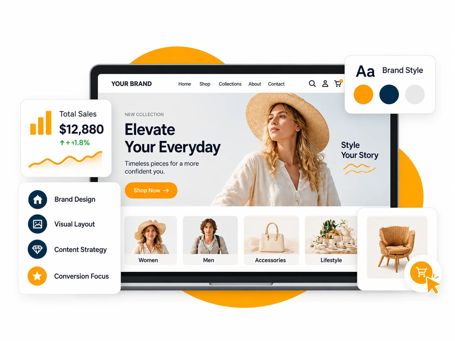Homepage Design / 首页设计