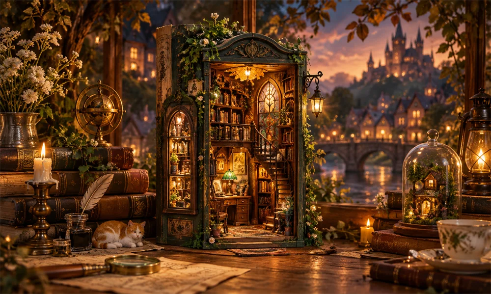 Book Nook World SHOPLINE 独立站首页视觉设计亮点解析