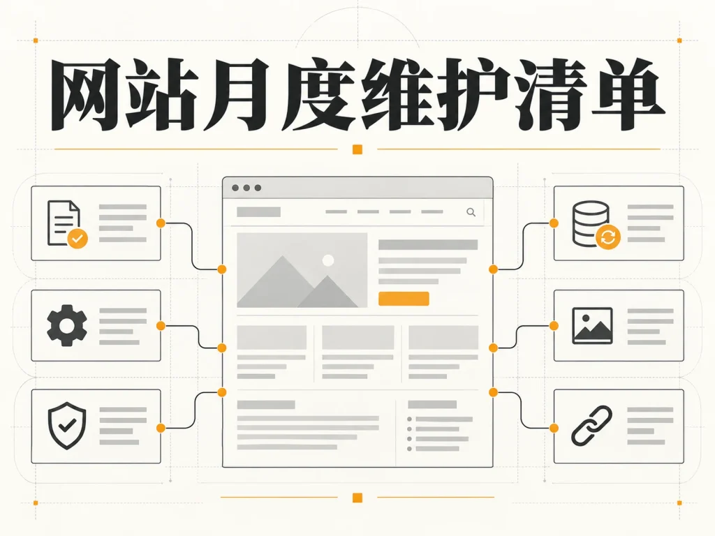网站上线后每月要检查什么？安全、性能与内容维护清单
