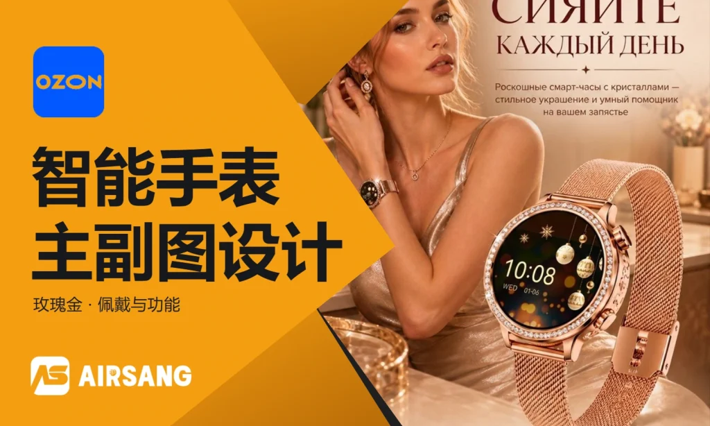 Ozon智能手表主图设计解析