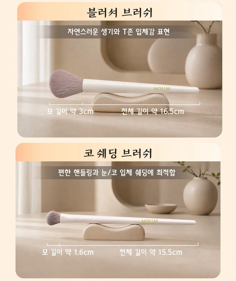 MOLLM十支化妆刷：中型刷：沿用同一条阅读基线