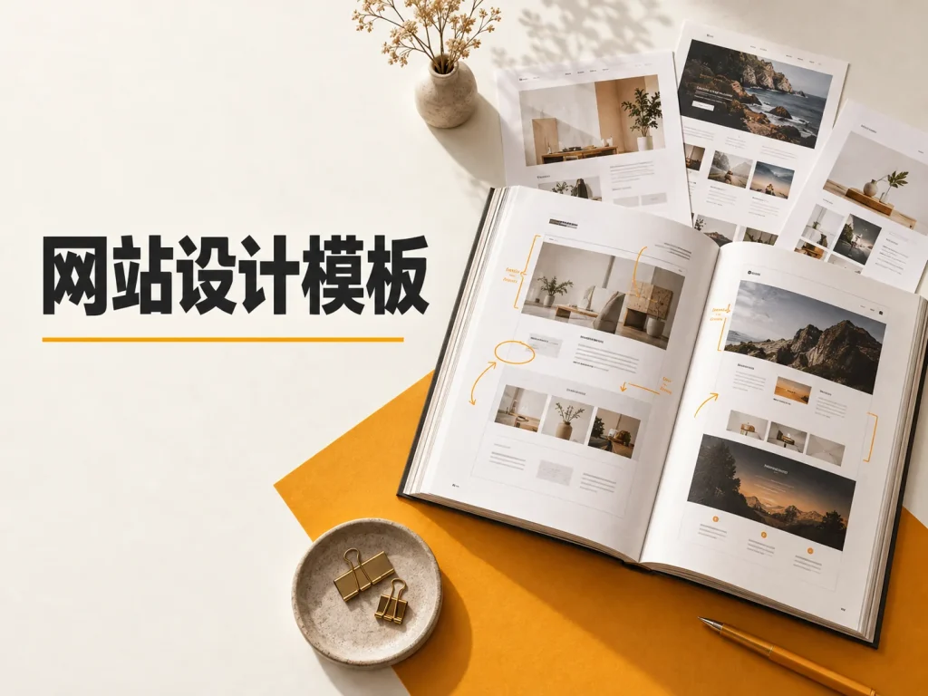 网站设计模板怎么选？5 项检查与定制设计的适用边界