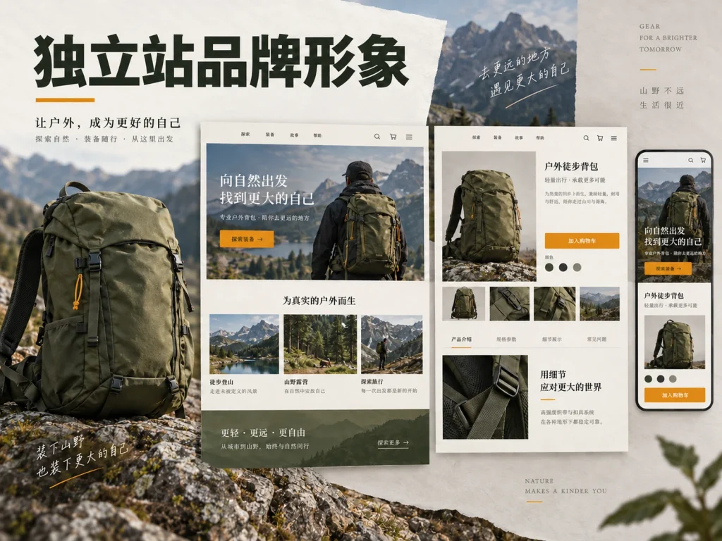独立站品牌形象怎么做？从首页到产品页的设计方法