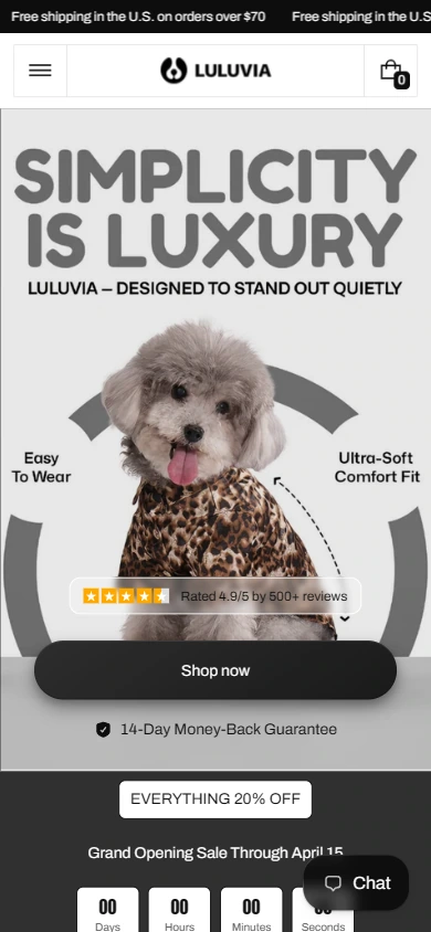 Luluvia 手机首页：按窄屏重新分配空间