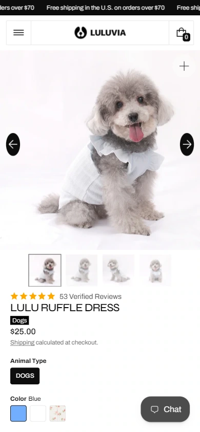 Luluvia 手机产品详情：按窄屏重新分配空间