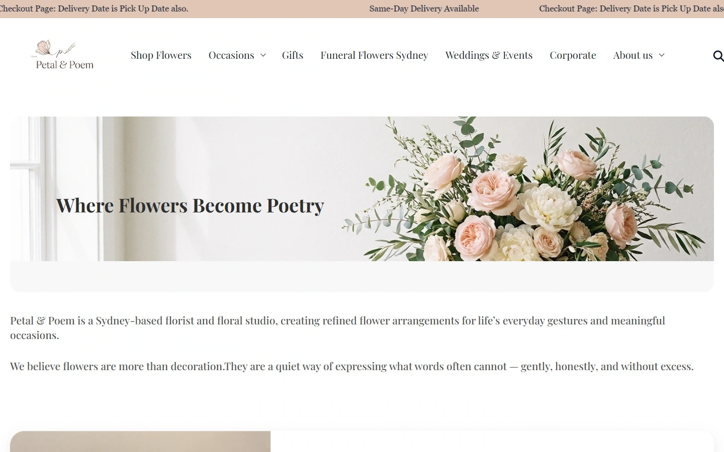 Petal & Poem 品牌介绍：补充品牌与团队背景