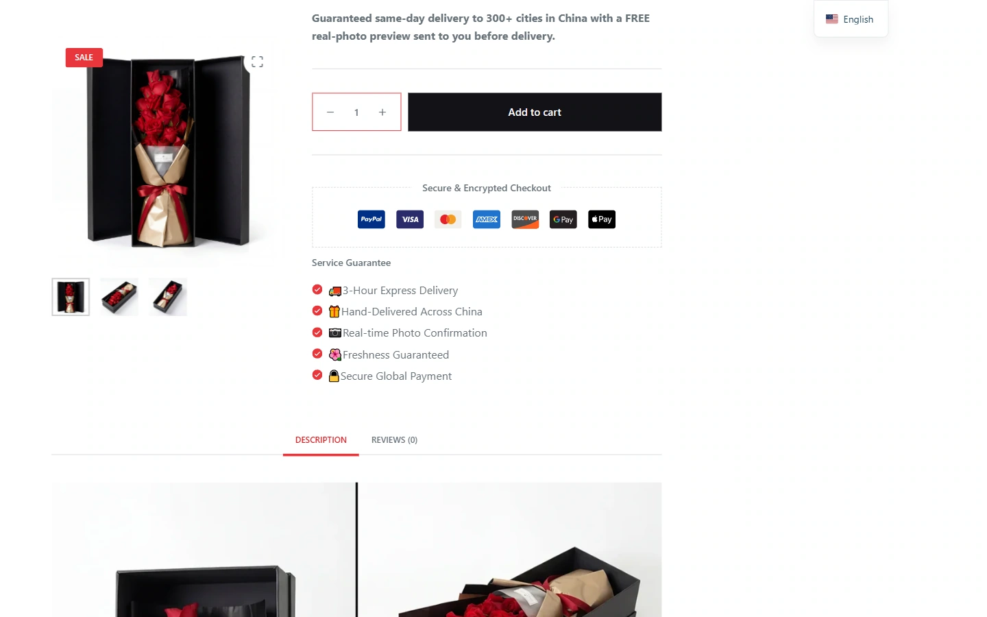 SendFlowerChina 详情内容：延续单品信息的核对顺序