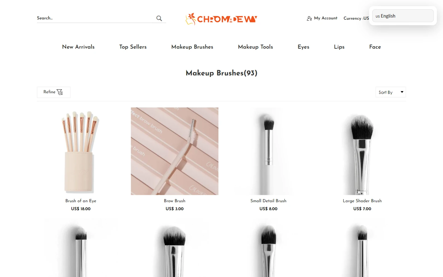 Chroma Dewy：刷具分类：让形态与套装结构清楚出现