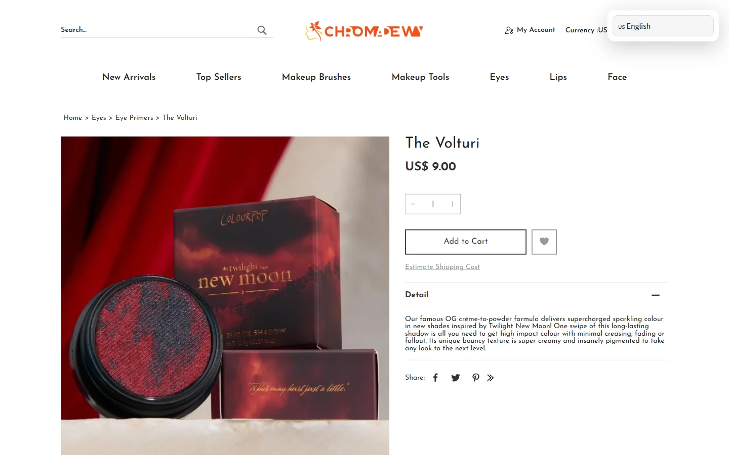 Chroma Dewy：商品页面：用主题包装图承接单品信息