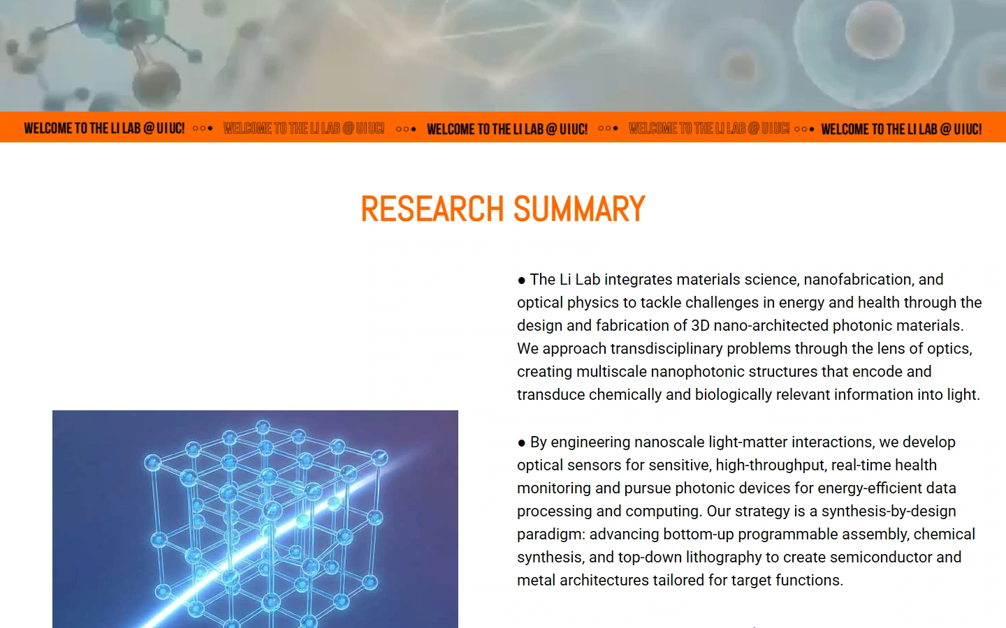 Li Lab 研究方向：为研究方向设置阅读层级